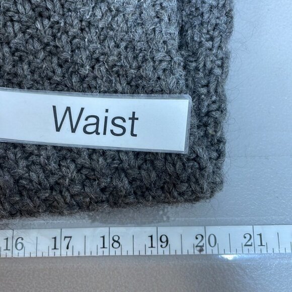 Elisabetta Collection Sweater Cardigan Coatigan Hood Button Knit Gray Size Small - Picture 15 of 16